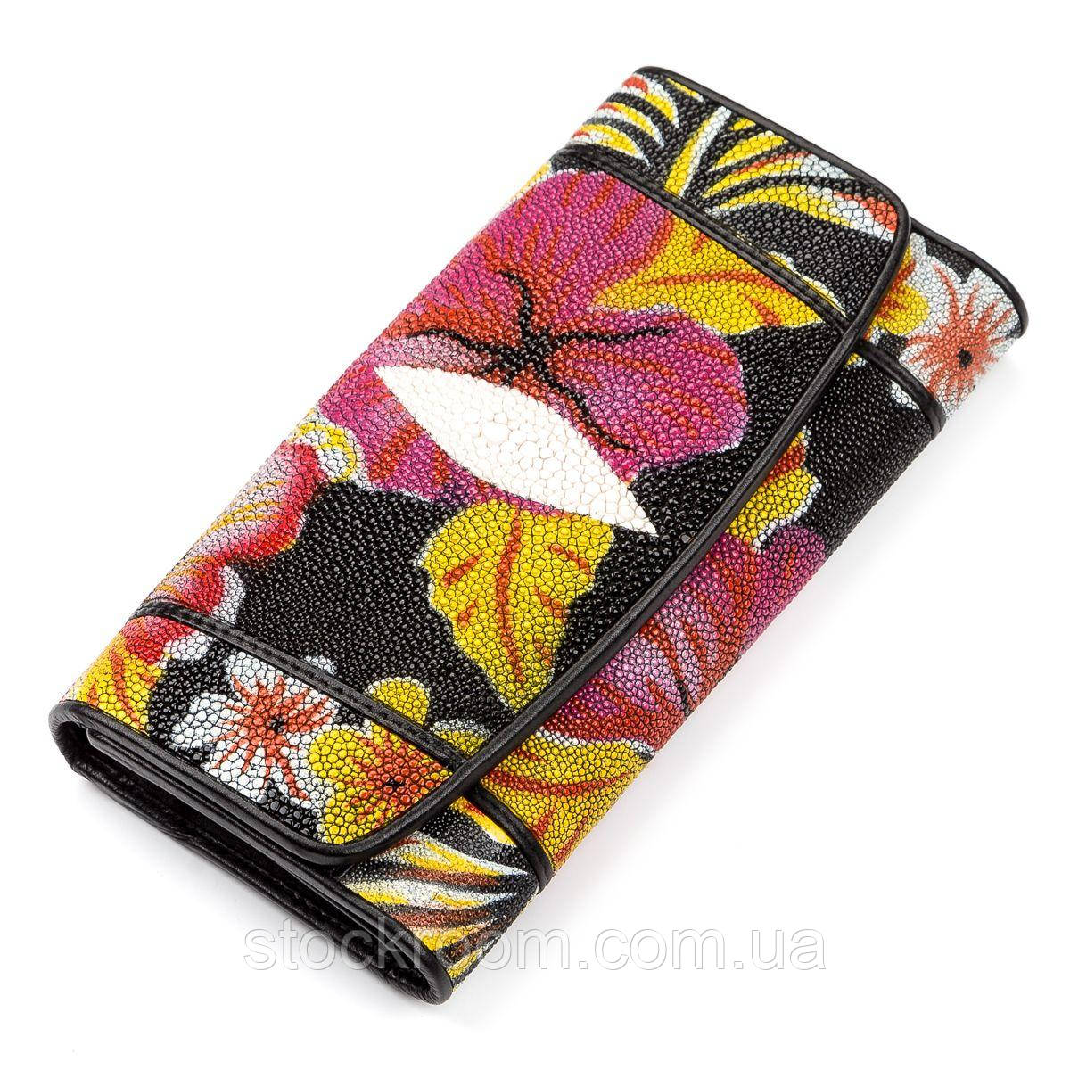 Кошелек женский STINGRAY LEATHER 18031 из натуральной кожи морского ската Черный, Черный
Кошелек женский STINGRAY LEATHER 18031 из натуральной кожи морского ската Черный, Черный