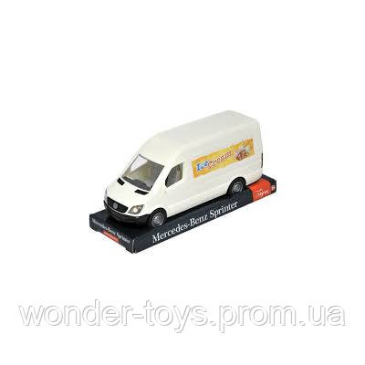 Автомобиль Mercedes-Benz Sprinter, грузовой, белый, на планш. 12*28*10см Wader (39700)
Автомобиль Mercedes-Benz Sprinter, грузовой, белый, на планш. 12*28*10см Wader (39700)