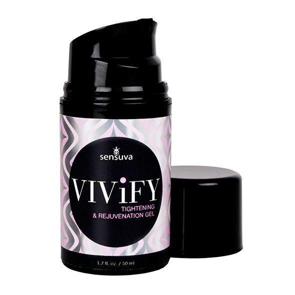 Стимулирующий сужающий гель для женщин Sensuva Vivify Tightening & Rejuvenation (50 мл)
Стимулирующий сужающий гель для женщин Sensuva Vivify Tightening & Rejuvenation (50 мл)