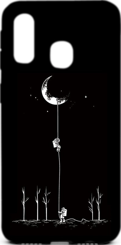 Чехол-накладка TOTO Cartoon Soft Silicone TPU Case Samsung Galaxy A40 Moon Black, Рисунок
Чехол-накладка TOTO Cartoon Soft Silicone TPU Case Samsung Galaxy A40 Moon Black, Рисунок