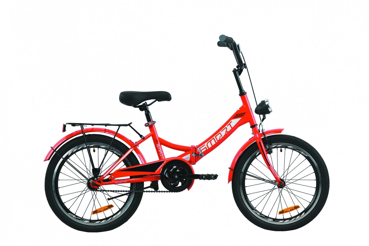 Велосипед 20" Formula SMART с багажником зад St, с крылом St, с фонарём 2020 (красный)
Велосипед 20" Formula SMART с багажником зад St, с крылом St, с фонарём 2020 (красный)