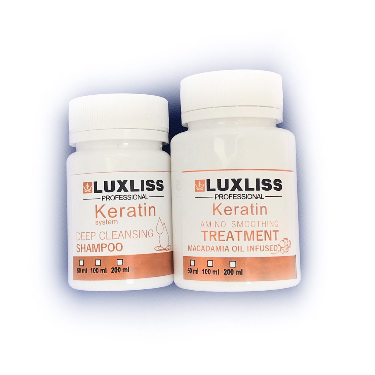 Luxliss Amino Smoothing Treatment Набор для кератинового выпрямления, 100/200 мл (разлив)
Luxliss Amino Smoothing Treatment Набор для кератинового выпрямления, 100/200 мл (разлив)