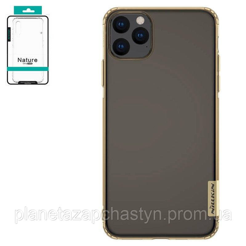 Чохол Nillkin Nature TPU Case для iPhone 11 Pro Max, коричневий, прозорий, Ultra Slim, силікон
Чохол Nillkin Nature TPU Case для iPhone 11 Pro Max, коричневий, прозорий, Ultra Slim, силікон