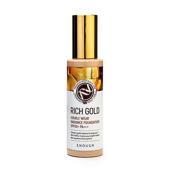 ENOUGH Rich Gold Double Wear Radiance Foundation SPF50+ PA+++ Омолоджуючий тональний крем з золотом №13, 100 №21
ENOUGH Rich Gold Double Wear Radiance Foundation SPF50+ PA+++ Омолоджуючий тональний крем з золотом №13, 100 №21