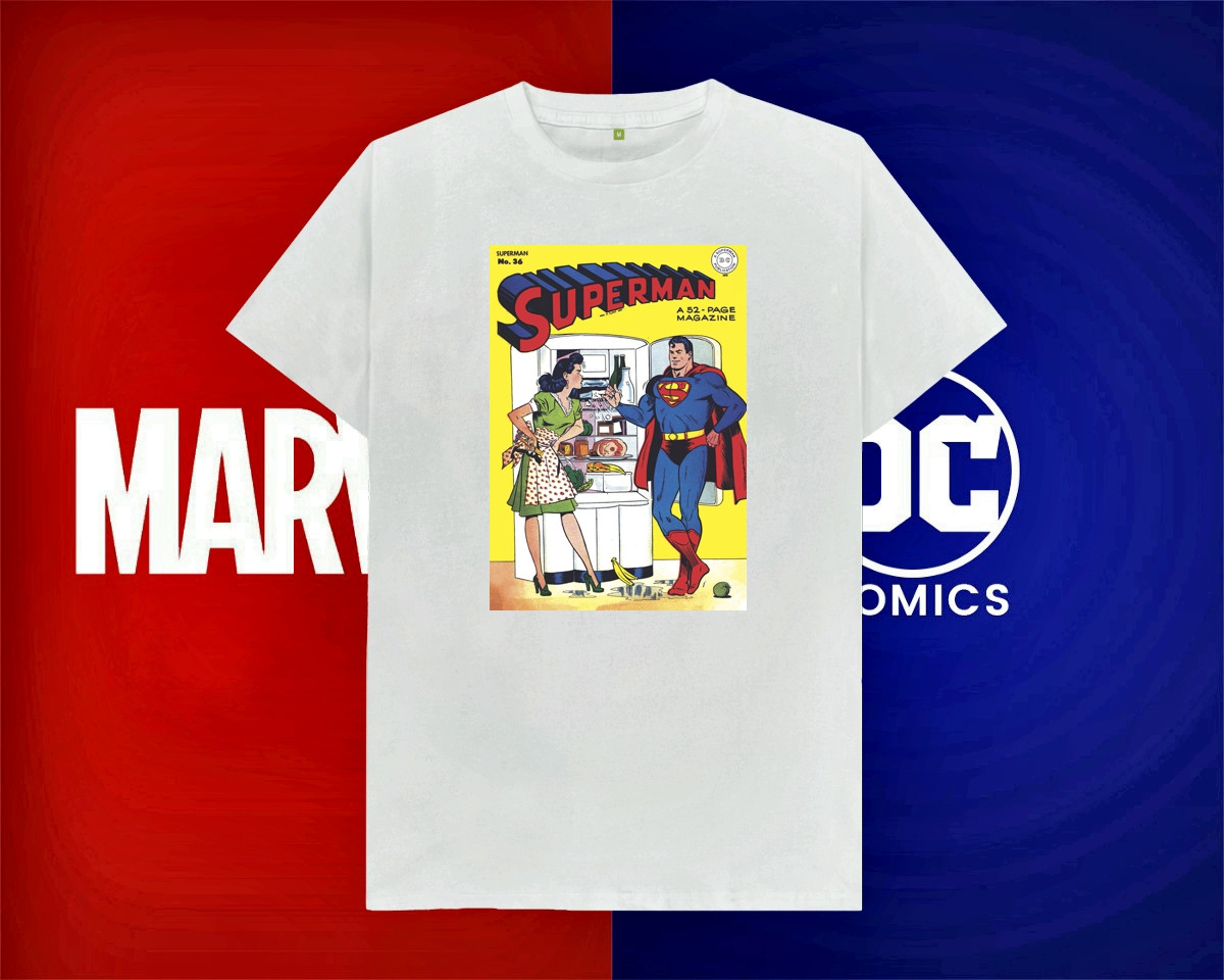 Белая футболка DC Comics - обложка комикса Superman Action Comics #36, унисекс (мужская, женская, детская)
Белая футболка DC Comics - обложка комикса Superman Action Comics #36, унисекс (мужская, женская, детская)