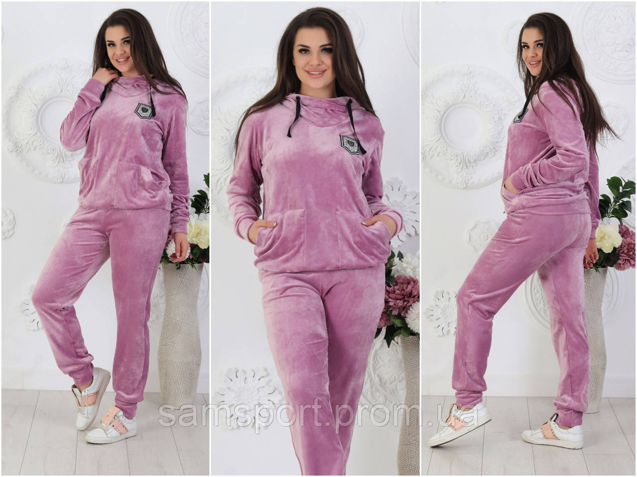 Большие размеры. Велюровых женских костюмов. Одежда Plus Size оптом от производителя
Большие размеры. Велюровых женских костюмов. Одежда Plus Size оптом от производителя