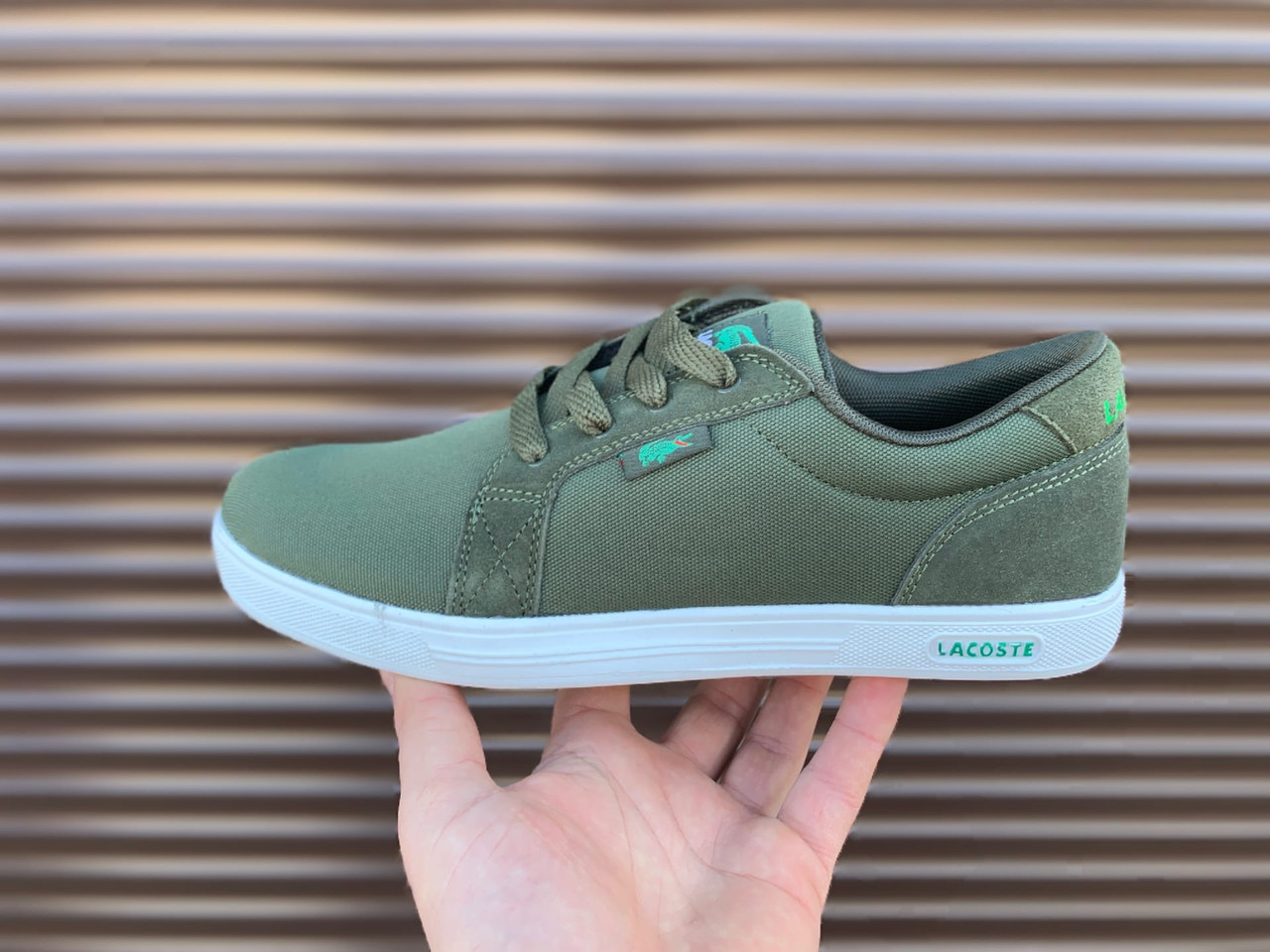 Мужские кроссовки кеды Lacoste (лакоста, демисезонные, темно зеленые) 43-27.7 см, Темно зеленый
Мужские кроссовки кеды Lacoste (лакоста, демисезонные, темно зеленые) 43-27.7 см, Темно зеленый