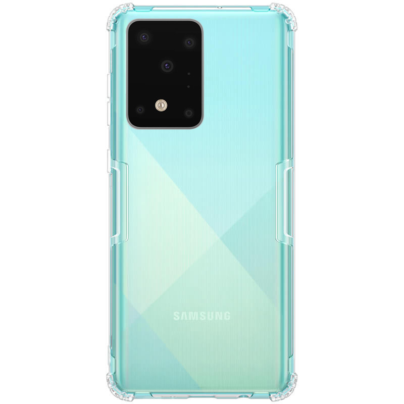 TPU чехол Nillkin Nature Series для Samsung Galaxy S20 Ultra, Бесцветный (прозрачный)
TPU чехол Nillkin Nature Series для Samsung Galaxy S20 Ultra, Бесцветный (прозрачный)