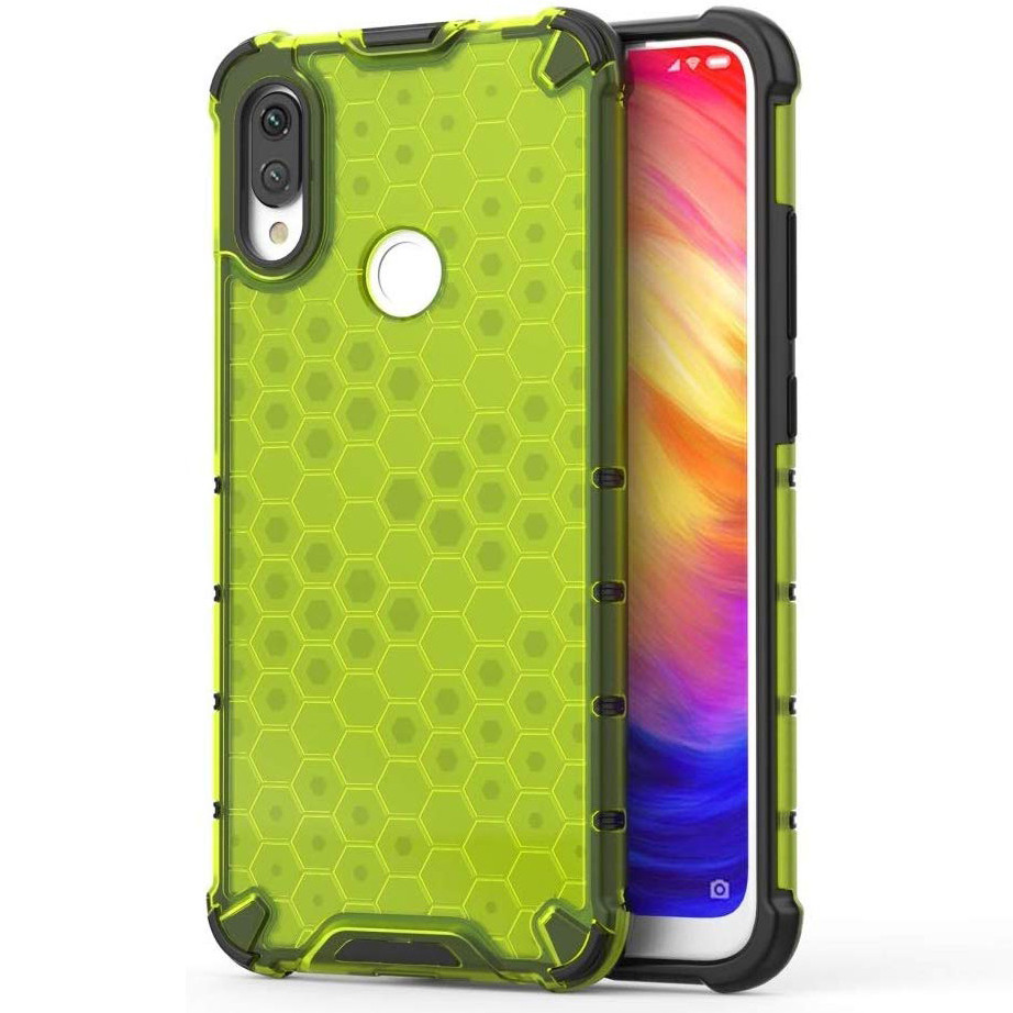 Ударопрочный чехол Honeycomb для Xiaomi Redmi Note 7 / Note 7 Pro / Note 7s, Зеленый
Ударопрочный чехол Honeycomb для Xiaomi Redmi Note 7 / Note 7 Pro / Note 7s, Зеленый