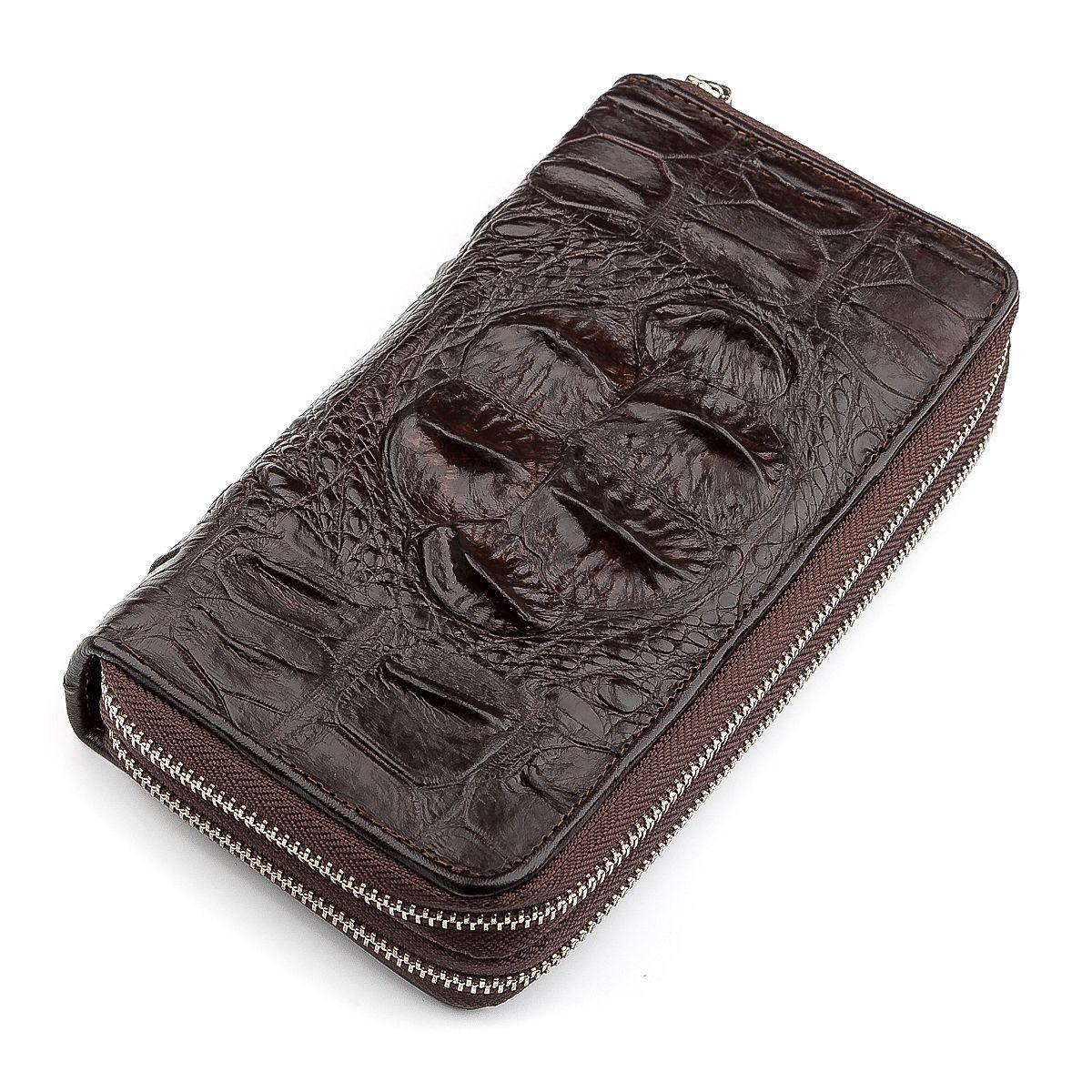 Клатч на две молнии CROCODILE LEATHER 18271 из натуральной кожи крокодила Коричневый, Коричневый
Клатч на две молнии CROCODILE LEATHER 18271 из натуральной кожи крокодила Коричневый, Коричневый