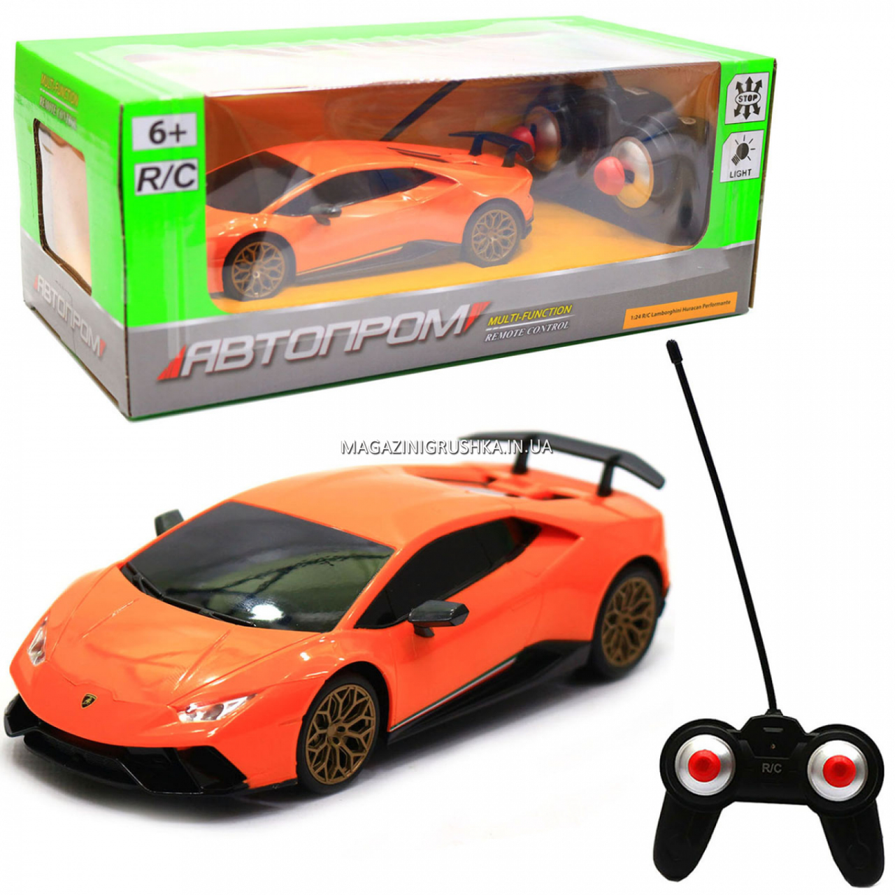 Машинка игровая автопром на радиоуправлении Lamborghini Huracan (Ламборджини Хуракан) оранжевый (8828)
Машинка игровая автопром на радиоуправлении Lamborghini Huracan (Ламборджини Хуракан) оранжевый (8828)
