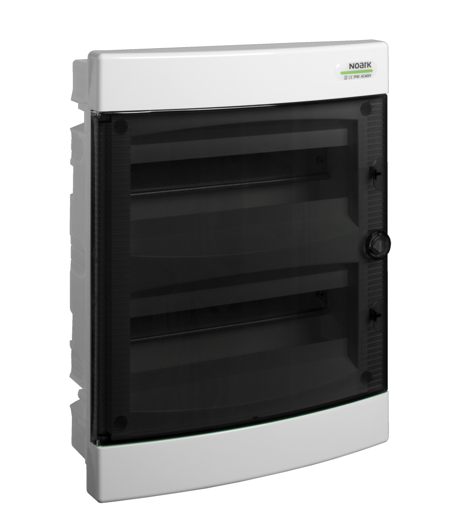 Модульний щиток, встраиваемый, прозрачная дверца Noark PNF 24T, IP40, 2 ряда, 2x12 модулей
Модульний щиток, встраиваемый, прозрачная дверца Noark PNF 24T, IP40, 2 ряда, 2x12 модулей