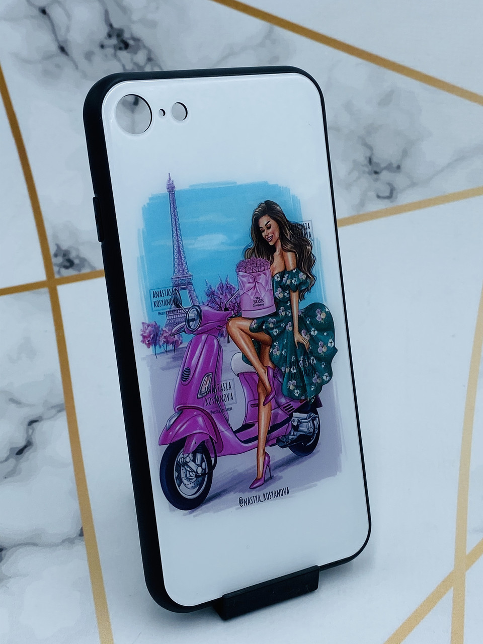Силиконовый чехол Glass case со стеклянной задней панелью для iPhone 7, 8 Девушка и башня, Разноцветный
Силиконовый чехол Glass case со стеклянной задней панелью для iPhone 7, 8 Девушка и башня, Разноцветный