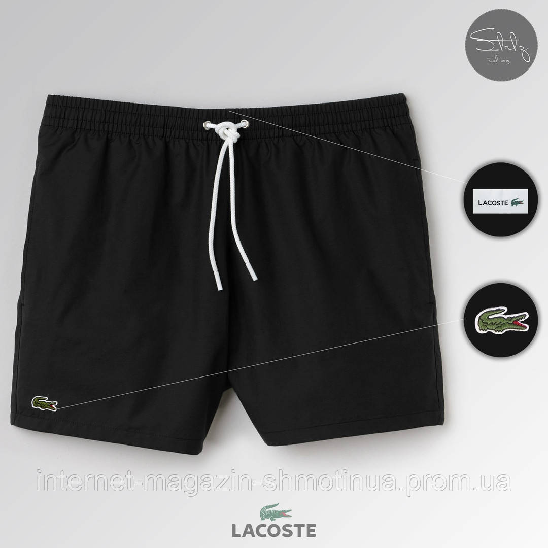 Пляжные шорты Lacoste, шорты Лакоста, мужские, плавательные, летние, черные, Черный
Пляжные шорты Lacoste, шорты Лакоста, мужские, плавательные, летние, черные, Черный
