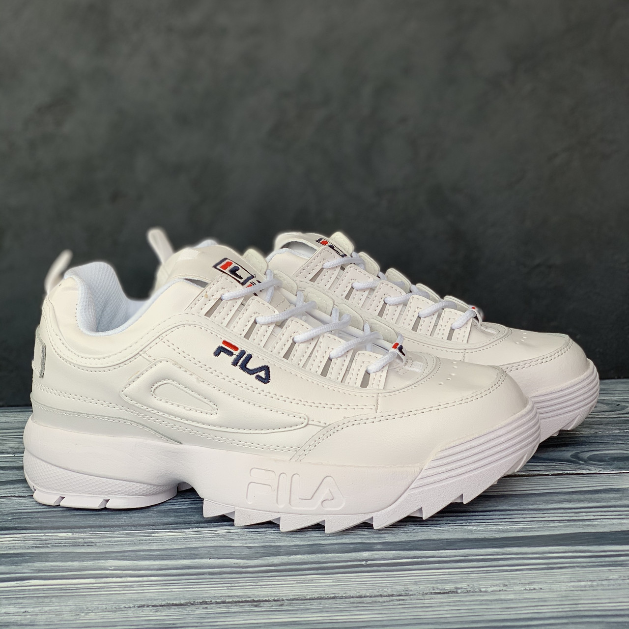 Кроссовки женские Fila Disruptor 2 белые, Фила, натуральная кожа, прошиты, код BB-4074 39
Кроссовки женские Fila Disruptor 2 белые, Фила, натуральная кожа, прошиты, код BB-4074 39