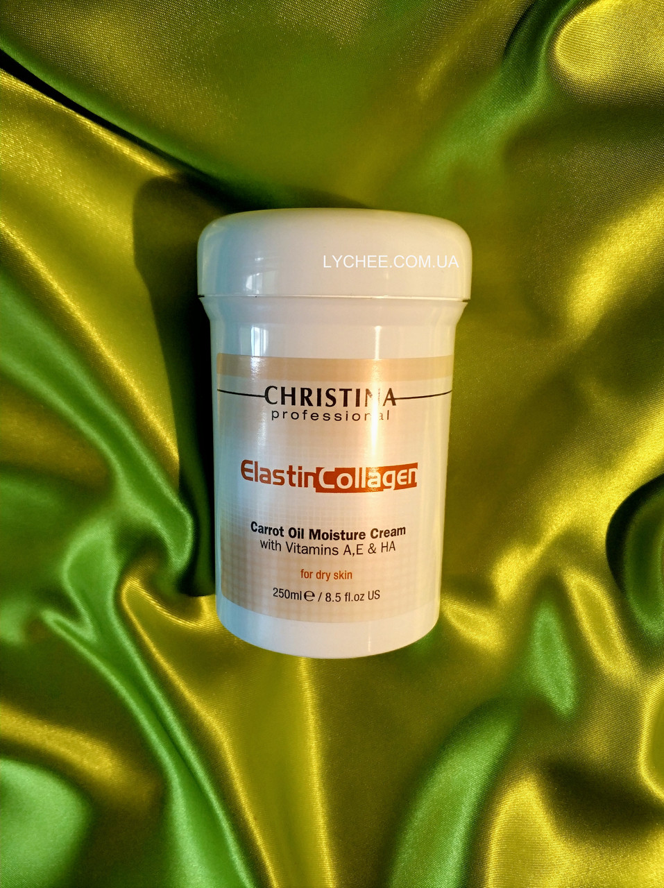 Увлажняющий крем для сухой кожи с морковным маслом Christina Elastin Collagen Carrot Oil Moisture Cream with V
Увлажняющий крем для сухой кожи с морковным маслом Christina Elastin Collagen Carrot Oil Moisture Cream with V