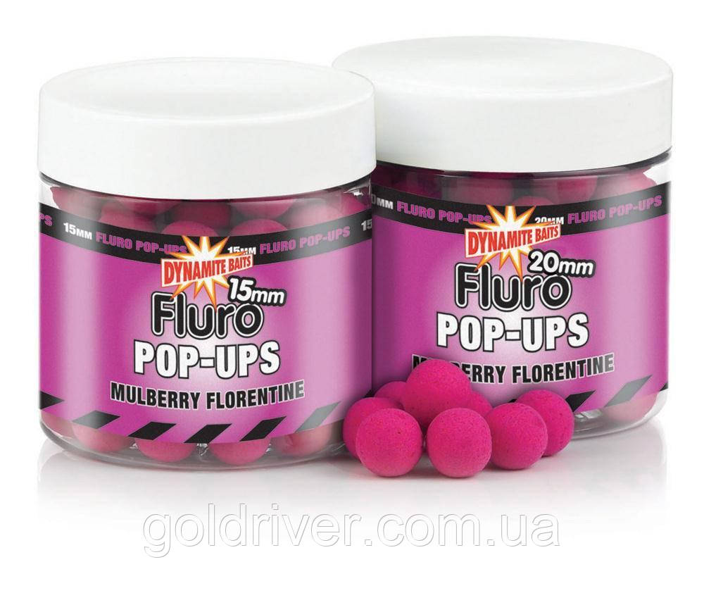 Плавающие бойлы Dynamite Baits Mulberry Florentine Fluro Pop-Ups (шелковица) 15мм
Плавающие бойлы Dynamite Baits Mulberry Florentine Fluro Pop-Ups (шелковица) 15мм