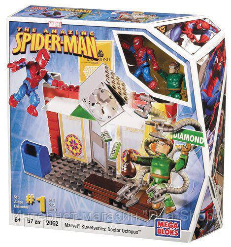 Игровой Конструктор Человек-паук и доктор Осьминог 57 деталей, фигурки - Spider-Man and Doc Ock Marvel
Игровой Конструктор Человек-паук и доктор Осьминог 57 деталей, фигурки - Spider-Man and Doc Ock Marvel