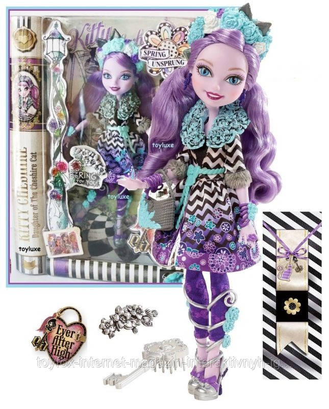 Кукла Эвер Афтер Хай Китти Чешир Неудержимая Весна Ever After High Spring Unsprung Kitty Chesire
Кукла Эвер Афтер Хай Китти Чешир Неудержимая Весна Ever After High Spring Unsprung Kitty Chesire