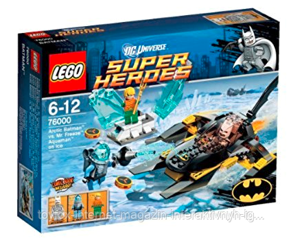 LEGO Super Heroes 76000 Arctic Batman vs. Mr Freeze : Aquaman on Ice Бэтмен против Фриза
LEGO Super Heroes 76000 Arctic Batman vs. Mr Freeze : Aquaman on Ice Бэтмен против Фриза