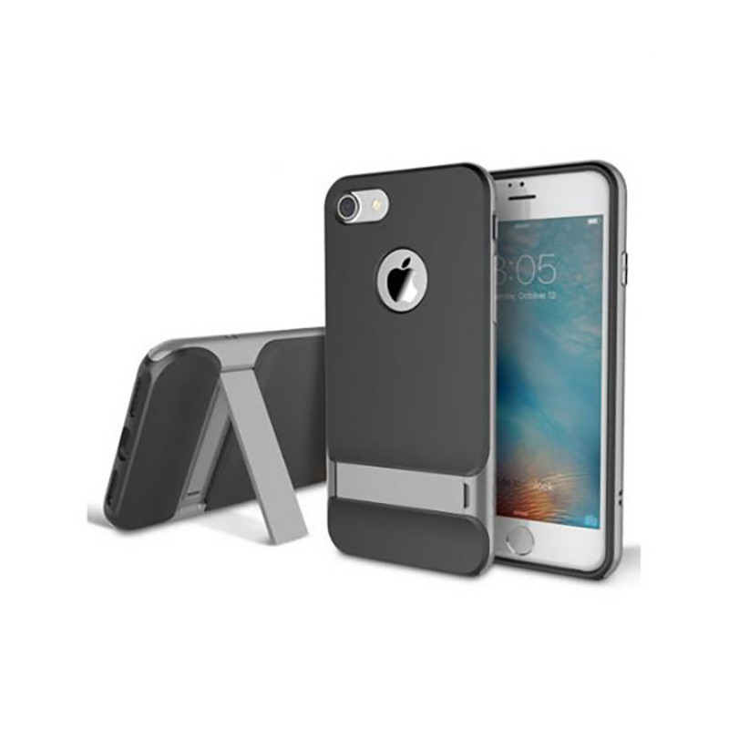 TPU+PC чехол Rock Royce Series с функцией подставки для Apple iPhone 7/8 Gray, Серый
TPU+PC чехол Rock Royce Series с функцией подставки для Apple iPhone 7/8 Gray, Серый