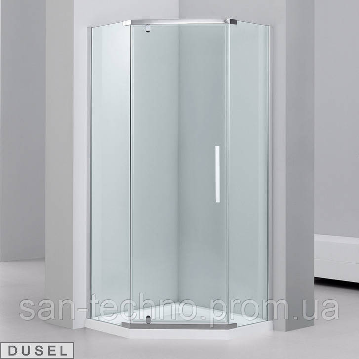 Душевая кабина пятиугольная с распашной дверью Dusel A-1104 (90*90*190) Clear (прозрачное стекло)
Душевая кабина пятиугольная с распашной дверью Dusel A-1104 (90*90*190) Clear (прозрачное стекло)