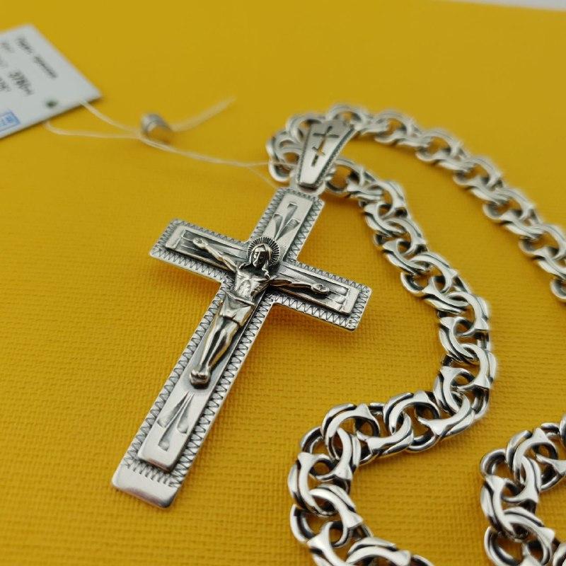 Серебряная цепочка 60 см и крестик - кулон. Комплект из серебра 925 в подарочной коробочке
Серебряная цепочка 60 см и крестик - кулон. Комплект из серебра 925 в подарочной коробочке