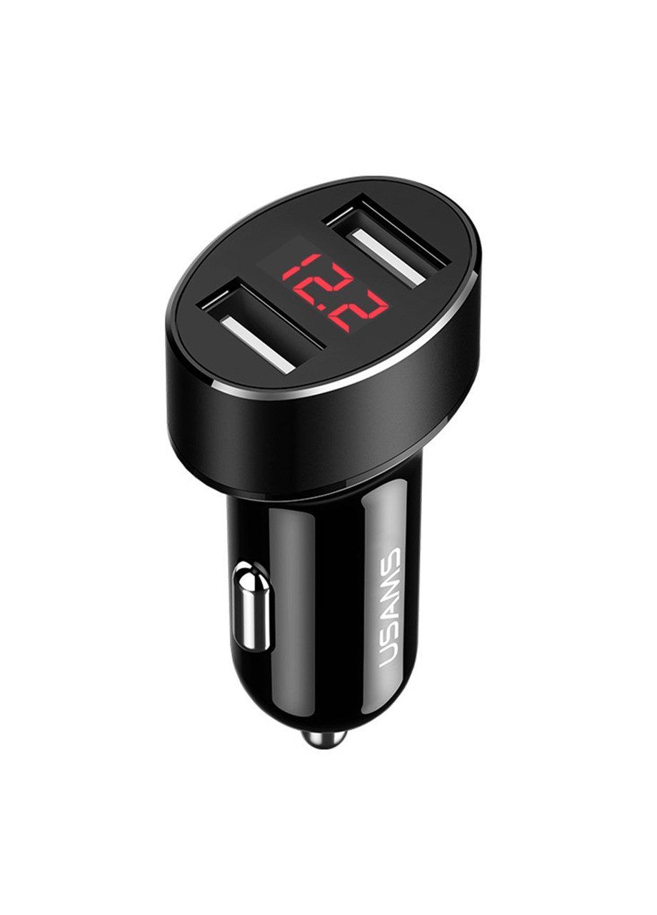 Автомобильное зарядное устройство Usams US-CC045 C1 2.1A Dual USB Digital Display Black
Автомобильное зарядное устройство Usams US-CC045 C1 2.1A Dual USB Digital Display Black
