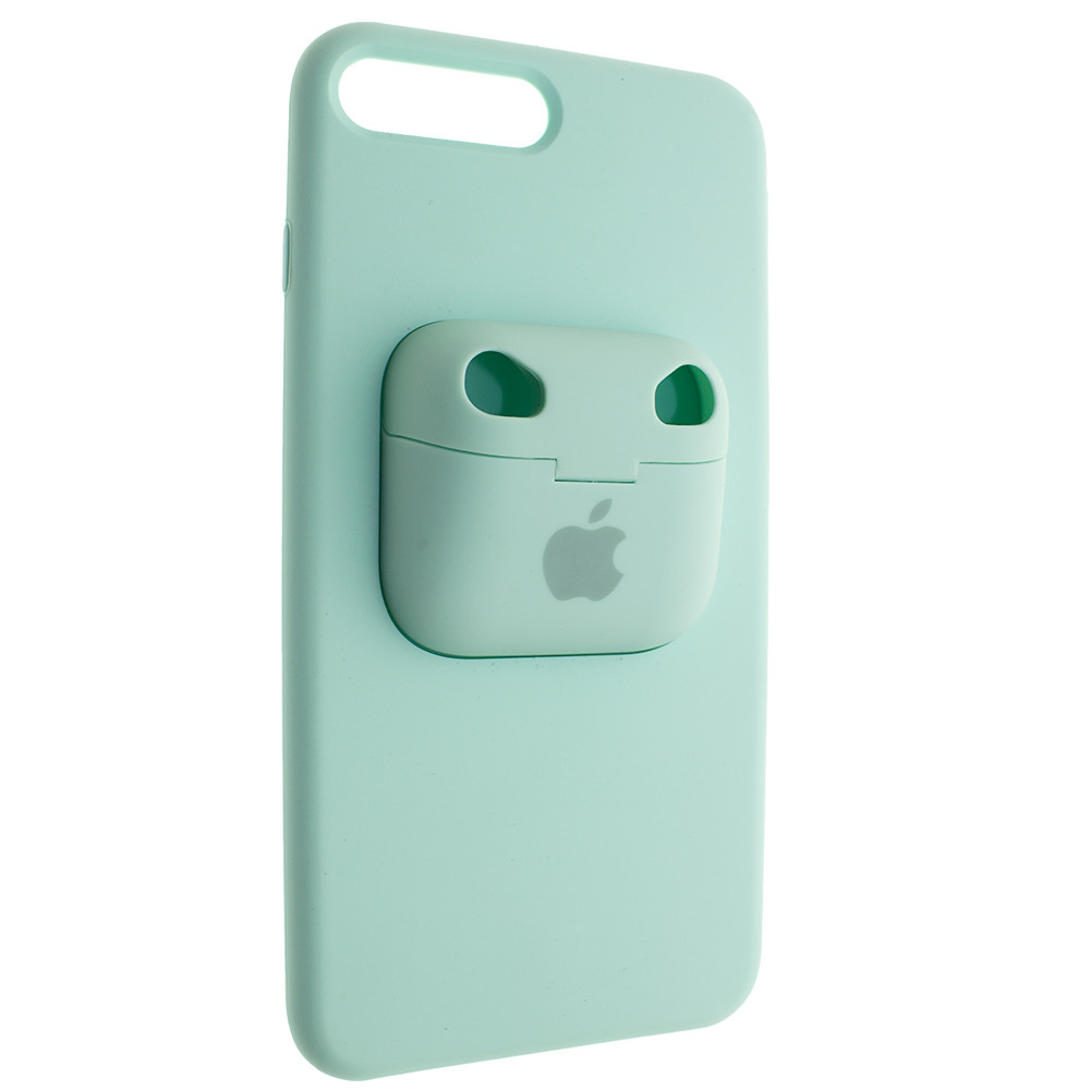 Чехол Silicone Case для Apple iPhone 8/ iPhone 7 с кейсом для наушников AirPods Pro Бирюзовый (00007705), Turquoise
Чехол Silicone Case для Apple iPhone 8/ iPhone 7 с кейсом для наушников AirPods Pro Бирюзовый (00007705), Turquoise