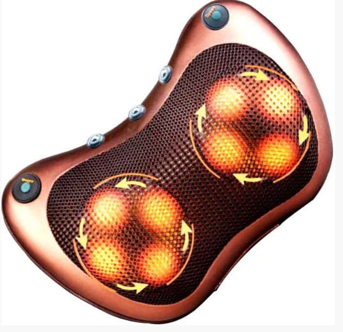 Массажная подушка MASSAGE PILLOW QY-8028 инфракрасный роликовий массажер для шеи и спины 8 ролика
Массажная подушка MASSAGE PILLOW QY-8028 инфракрасный роликовий массажер для шеи и спины 8 ролика