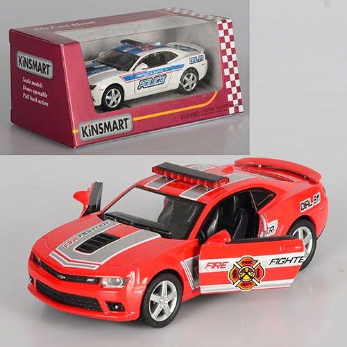 Машина мет. "Kinsmart" Chevrolet Camaro(Police/Fire Fighter),в кор-ці №KT-5383-WPR(24)(96)
Машина мет. "Kinsmart" Chevrolet Camaro(Police/Fire Fighter),в кор-ці №KT-5383-WPR(24)(96)