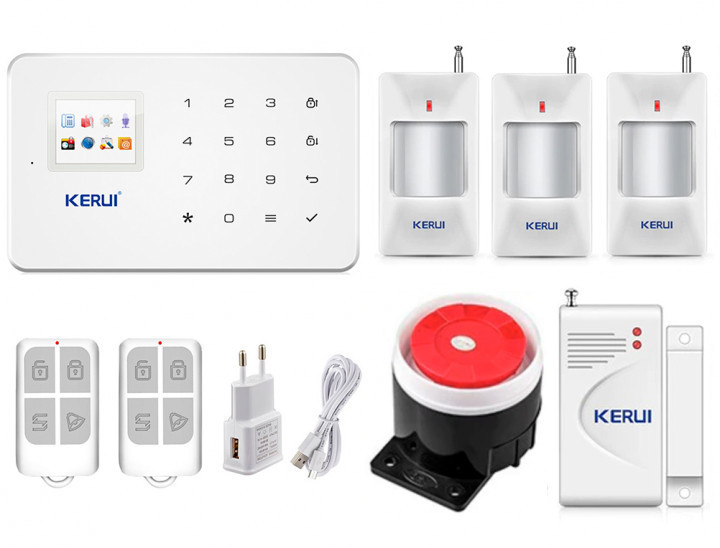 Комплект беспроводной GSM сигнализации для дома, дачи, гаража Kerui alarm G18 (OFHFBBEG679FUNJ)
Комплект беспроводной GSM сигнализации для дома, дачи, гаража Kerui alarm G18 (OFHFBBEG679FUNJ)
