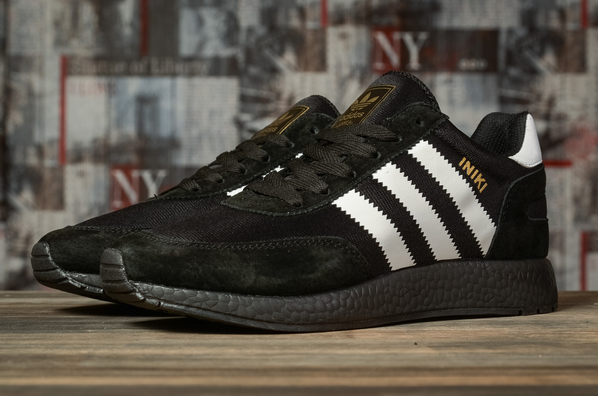 Кроссовки мужские Adidas Iniki черные, АдиДас Иники, натуральная замша, прошиты. Код DO-16863 45, Весна\осень
Кроссовки мужские Adidas Iniki черные, АдиДас Иники, натуральная замша, прошиты. Код DO-16863 45, Весна\осень