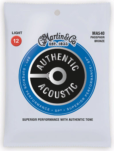 MARTIN MA540 Authentic Acoustic SP 92/8 Phosphor Bronze Light (12-54) Струны для акустической гитары
MARTIN MA540 Authentic Acoustic SP 92/8 Phosphor Bronze Light (12-54) Струны для акустической гитары