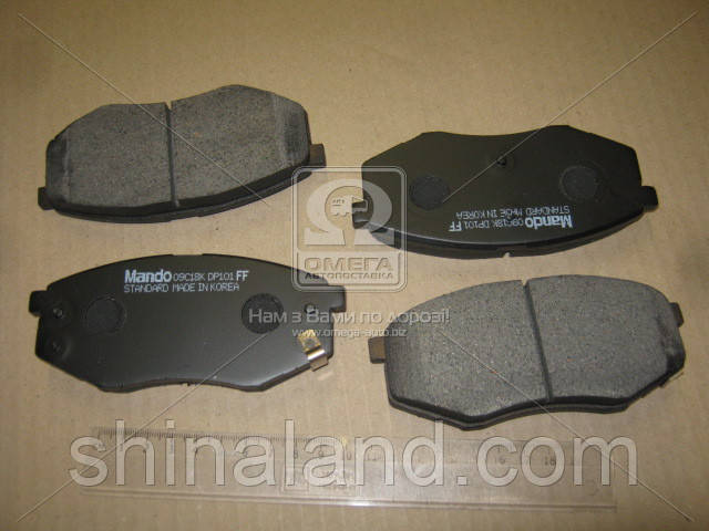 Тормозные колодки дисковые передние HYUNDAI TUCSON IX20, IX35 (Mando) OE 581011KA00
Тормозные колодки дисковые передние HYUNDAI TUCSON IX20, IX35 (Mando) OE 581011KA00
