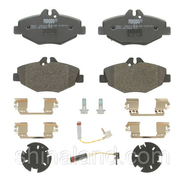 Тормозные колодки дисковые передние (серия Premium) MERCEDES E200, E220, E240, E270 Ferodo OE 0034206520
Тормозные колодки дисковые передние (серия Premium) MERCEDES E200, E220, E240, E270 Ferodo OE 0034206520