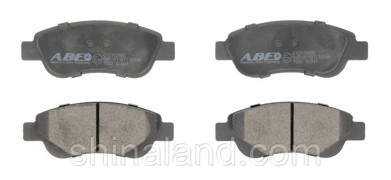 Тормозные колодки дисковые передние CITROEN C1, C1 II; PEUGEOT 107, 108; TOYOTA AYGO 1.0/1.2/1.4D 06.05- ABE
Тормозные колодки дисковые передние CITROEN C1, C1 II; PEUGEOT 107, 108; TOYOTA AYGO 1.0/1.2/1.4D 06.05- ABE