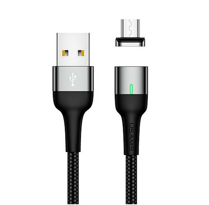 MicroUSB магнитный кабель Usams для зарядки и синхронизации 1m 2.1A серый (для андроид), Светло-серый
MicroUSB магнитный кабель Usams для зарядки и синхронизации 1m 2.1A серый (для андроид), Светло-серый