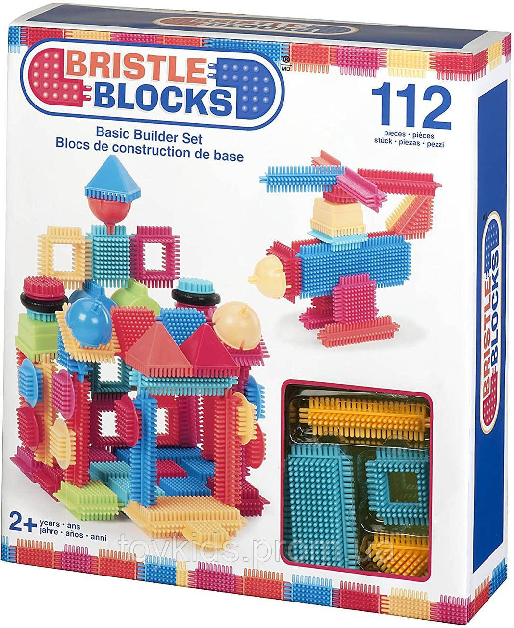 Конструктор игольчатый Баттат Бристл строитель 112 деталей Bristle Blocks by Battat
Конструктор игольчатый Баттат Бристл строитель 112 деталей Bristle Blocks by Battat