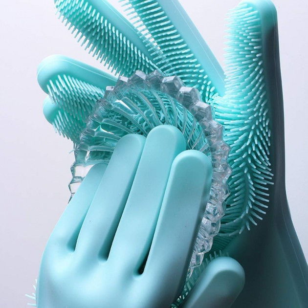 Перчатки хозяйственные силиконовые для мытья посуды и уборки Magic Silicone Gloves Бирюзовые (рукавички), Для уборки
Перчатки хозяйственные силиконовые для мытья посуды и уборки Magic Silicone Gloves Бирюзовые (рукавички), Для уборки