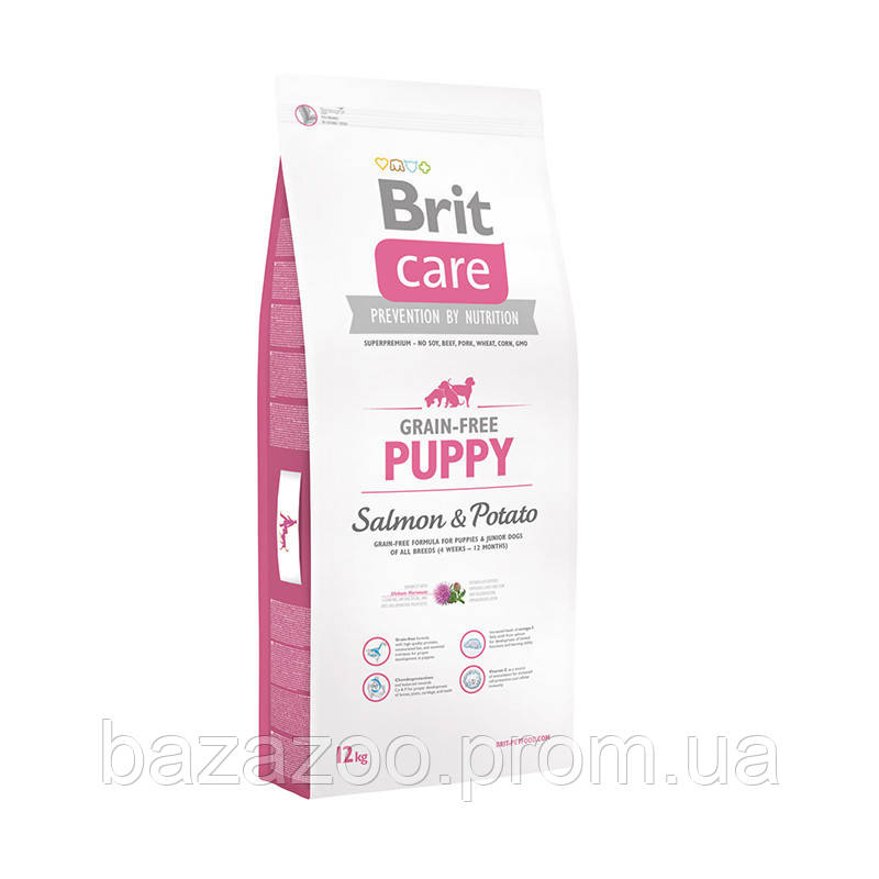 Сухой беззерновой корм Brit (Брит) Care Puppy для щенков с лососем и картофелем 3 кг
Сухой беззерновой корм Brit (Брит) Care Puppy для щенков с лососем и картофелем 3 кг