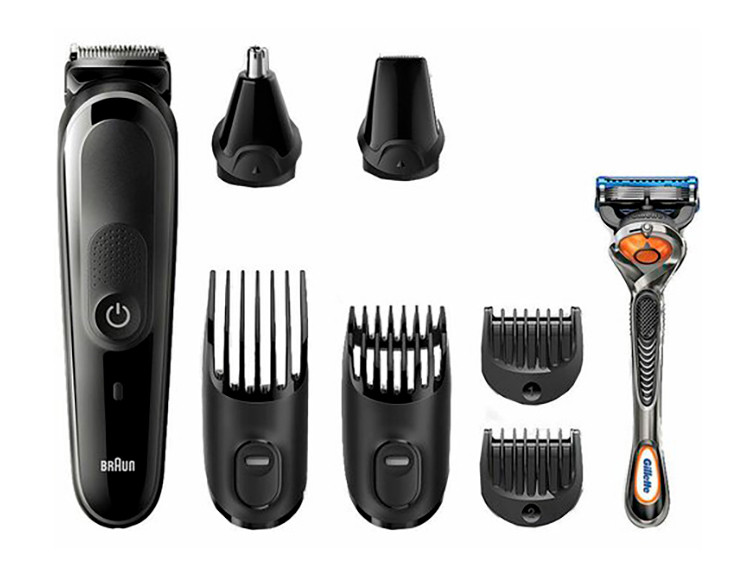 Набор для стрижки Braun MGK 5060 6 насадок + бритва Gillette Fusion ProGlide Черный
Набор для стрижки Braun MGK 5060 6 насадок + бритва Gillette Fusion ProGlide Черный