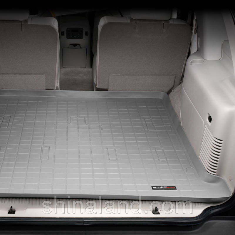 Коврик в багажник Cadillac Escalade II (GMT800) 2001 - 2006 за 2 рядом, серый, Tri-Extruded (WeatherTech) -
Коврик в багажник Cadillac Escalade II (GMT800) 2001 - 2006 за 2 рядом, серый, Tri-Extruded (WeatherTech) -