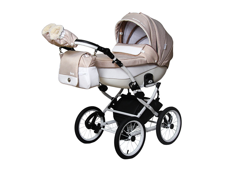 Детская коляска 2 в 1 Angelina Phaeton White Star Classic бежевая color 60, Бежевый
Детская коляска 2 в 1 Angelina Phaeton White Star Classic бежевая color 60, Бежевый