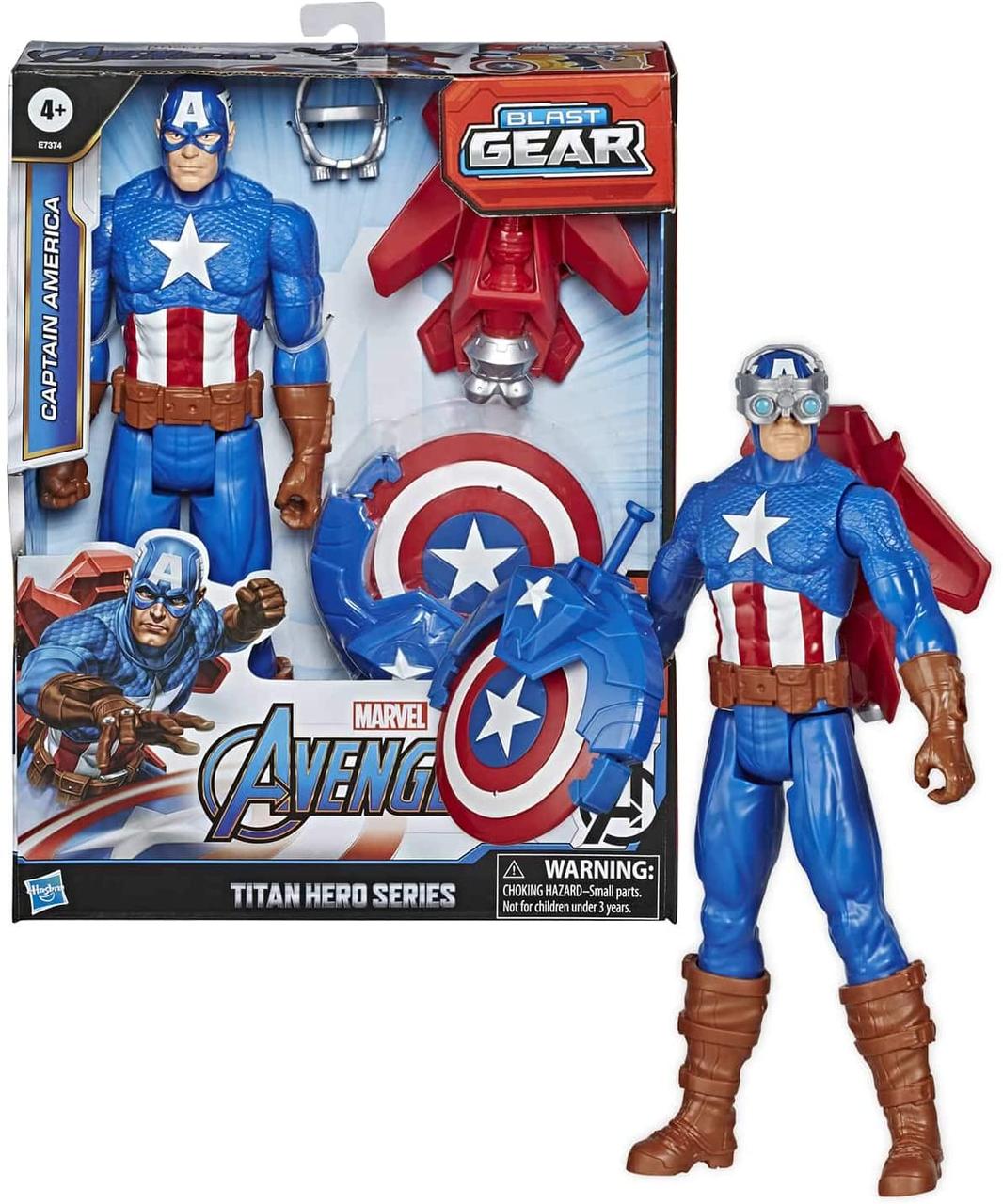 Фигурка Капитан Америка Avengers Marvel Titan Hero Series Blast Gear Captain America, 12-Inch Toy
Фигурка Капитан Америка Avengers Marvel Titan Hero Series Blast Gear Captain America, 12-Inch Toy