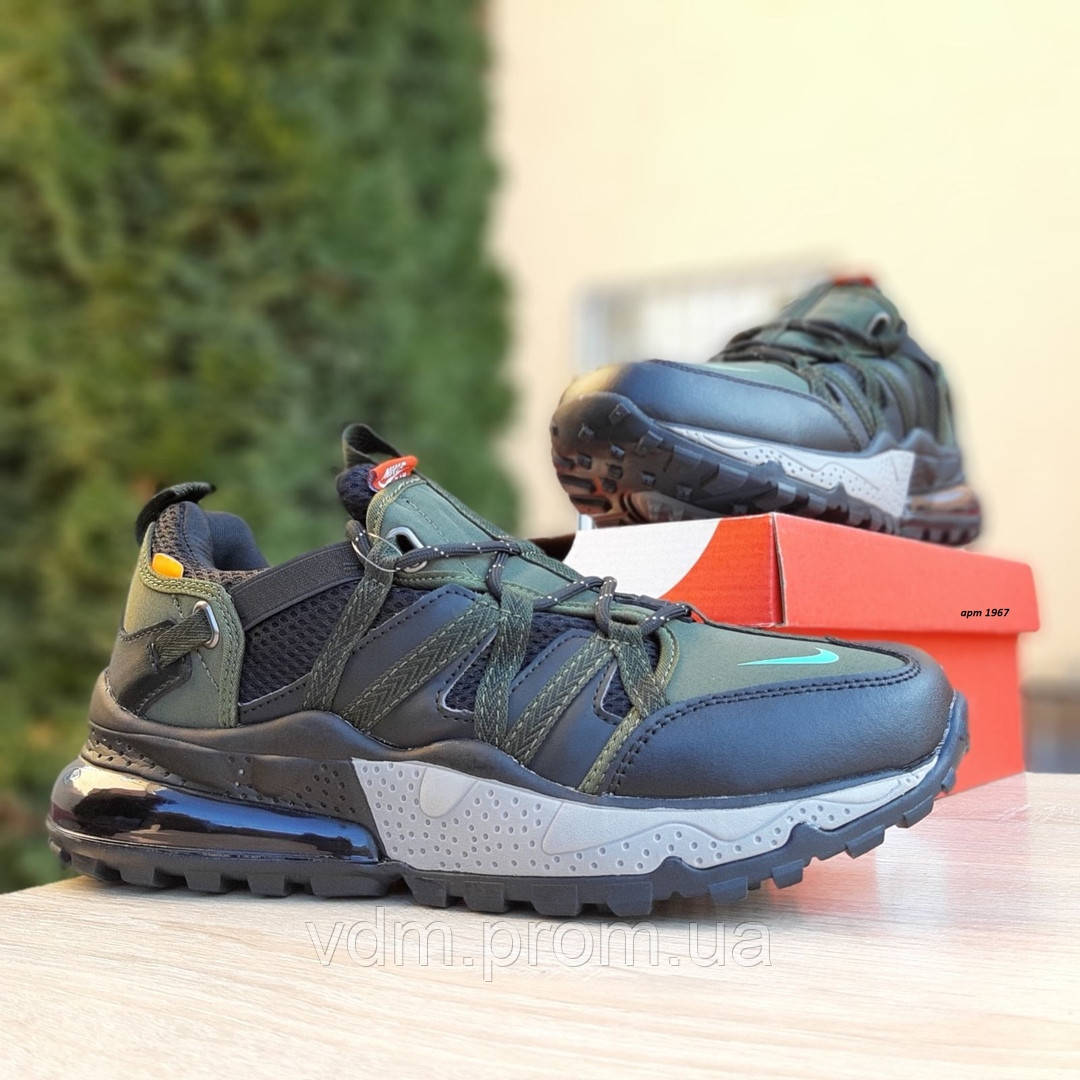 Кроссовки мужские Nike Air Max 270 Bowfin в стиле Найк Аер Макс,натуральная кожа код OD-1967. Черные с зеленым 42
Кроссовки мужские Nike Air Max 270 Bowfin в стиле Найк Аер Макс,натуральная кожа код OD-1967. Черные с зеленым 42