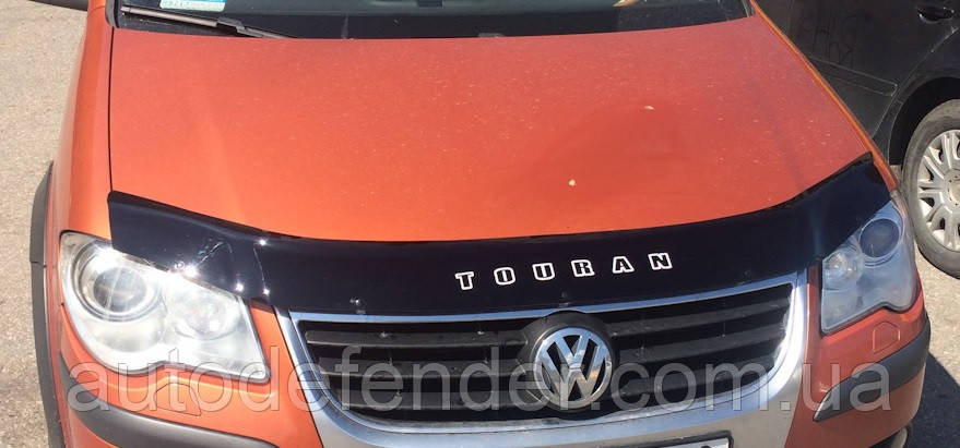 Дефлектор капота VT52 (мухобойка) Volkswagen VW Touran 1 2007-2010 рестайлинг, Vip Tuning, VW22
Дефлектор капота VT52 (мухобойка) Volkswagen VW Touran 1 2007-2010 рестайлинг, Vip Tuning, VW22