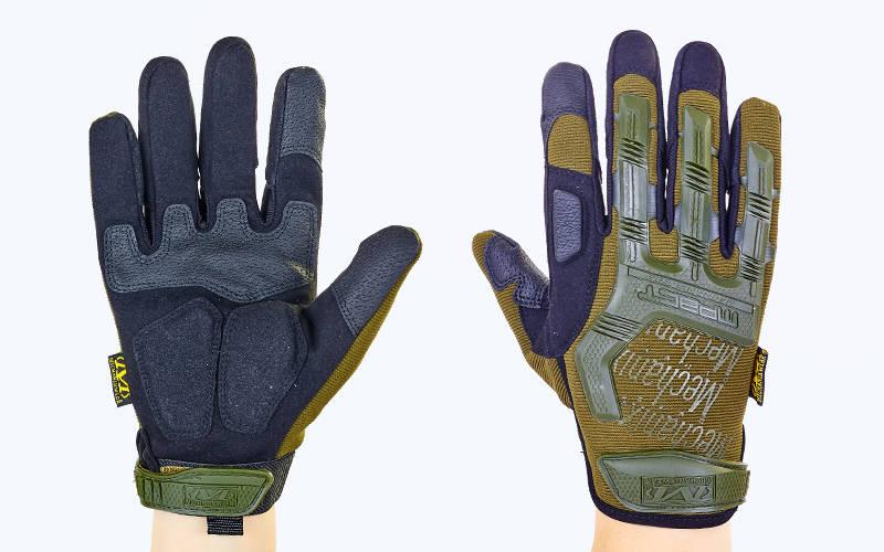 Перчатки тактические с закрытыми пальцами MECHANIX BC-5629 (р-р M-XL, цвета в ассортименте) Оливковый L
Перчатки тактические с закрытыми пальцами MECHANIX BC-5629 (р-р M-XL, цвета в ассортименте) Оливковый L