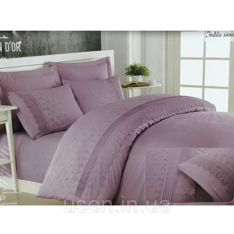 Комплект постельного белья 200*220 с кружевом TM Maison Dor ELITA JNDILA SIMONE розовый
Комплект постельного белья 200*220 с кружевом TM Maison Dor ELITA JNDILA SIMONE розовый