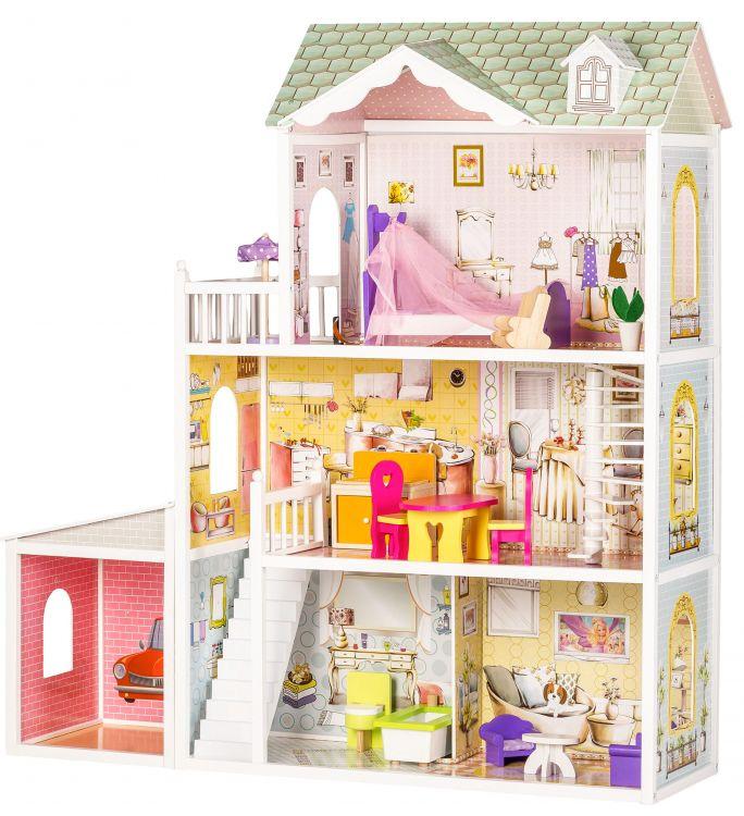 Детский игровой кукольный домик Ecotoys Beverly Hills 4108wg + гараж для детей
Детский игровой кукольный домик Ecotoys Beverly Hills 4108wg + гараж для детей